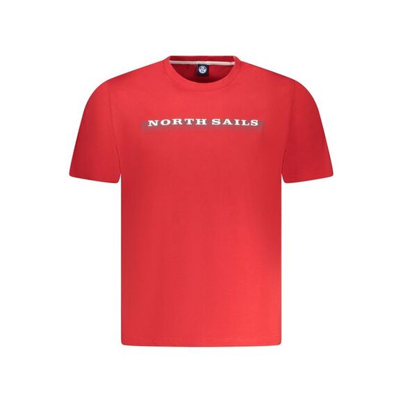 North Sails Rosso Cotton Men Men's T-Shirt